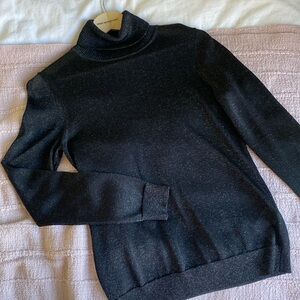 Brooks Brothers Black Turtleneck Sweater